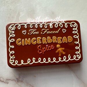 Too Faced Gingerbread Spice Mini Eyeshadow Palette - RARE!
